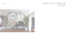 Tablet Screenshot of amaliagaldesign.com